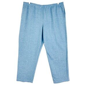 Alfred Dunner Women's Pull-on Elastic Waist Traditional Fit Blue Pants Sz XL NWT
